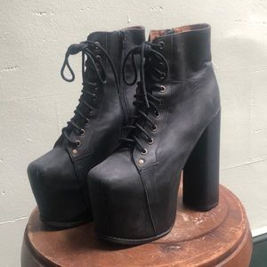 Jeffrey Campbell Leather Platform Heels